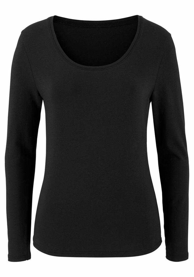 Vivance Vivance Langarmshirt Langarmshirt Damen - schwarz - 0 | SportScheck