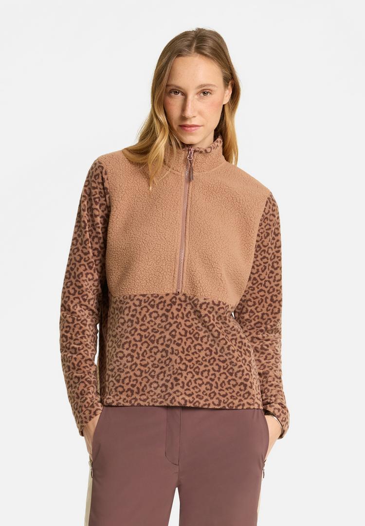 Ziener Ziener JANKA-Z Funktionssweatshirt Damen - brownie leo - 0 | SportScheck