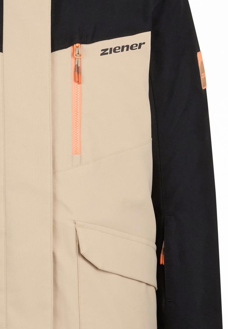 Ziener Ziener AKONIA-Z Skijacke M&auml;dchen - soft taupe tex - 0 | SportScheck