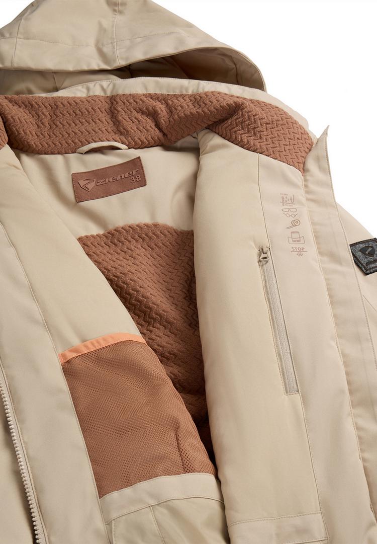 Ziener Ziener TAWIA-Z Skijacke Damen - soft taupe - 1 | SportScheck