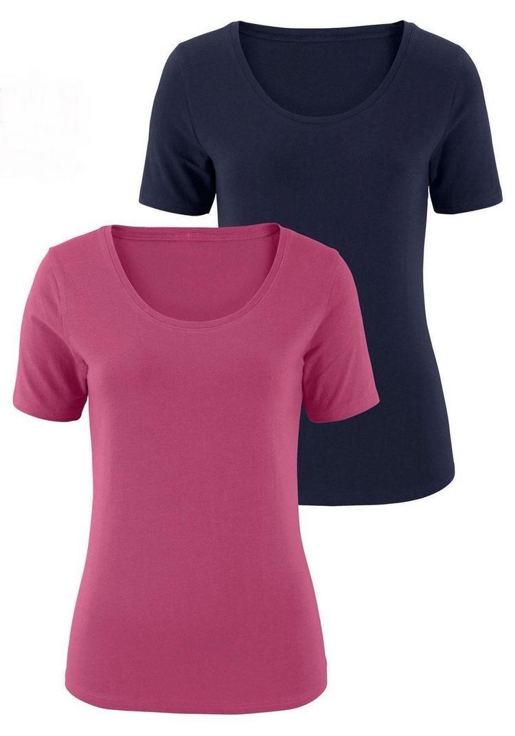 Vivance Vivance T-Shirt T-Shirt Damen - beere - blau - 0 | SportScheck