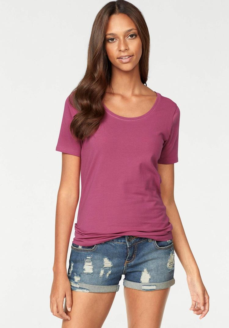 Vivance Vivance T-Shirt T-Shirt Damen - beere - blau - 1 | SportScheck
