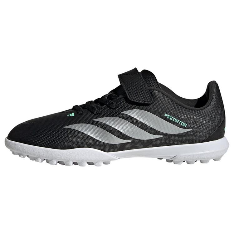 adidas adidas PREDATOR CLUB Kids Fu&szlig;ballschuh, Fu&szlig;ballschuhe Kinder - Core Black / Silver Metallic / Pulse Mint - 0 | SportScheck
