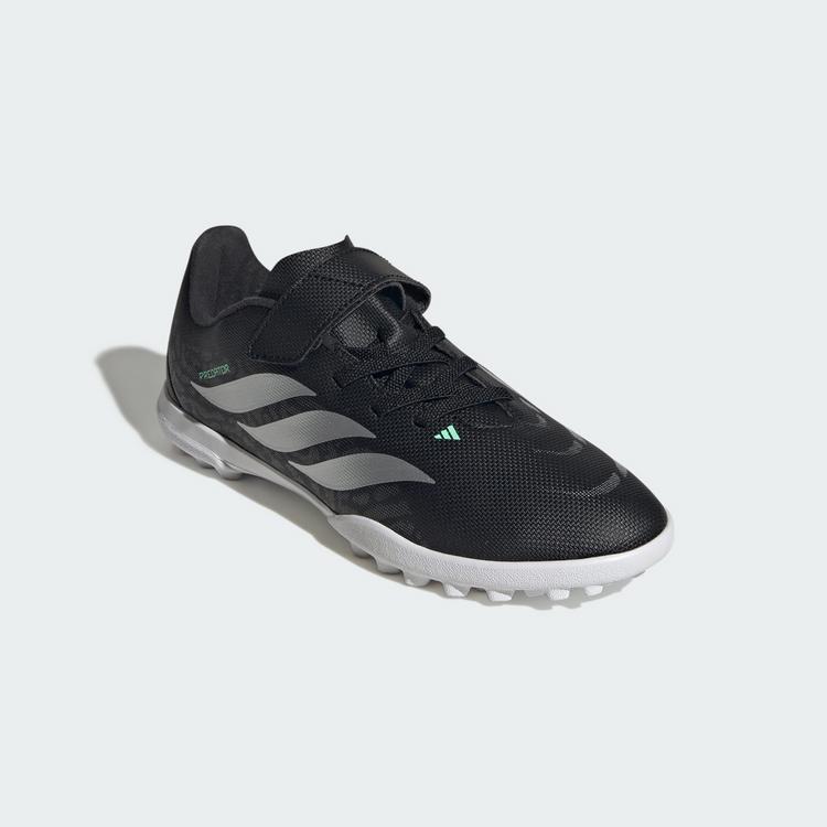 adidas adidas PREDATOR CLUB Kids Fu&szlig;ballschuh, Fu&szlig;ballschuhe Kinder - Core Black / Silver Metallic / Pulse Mint - 2 | SportScheck