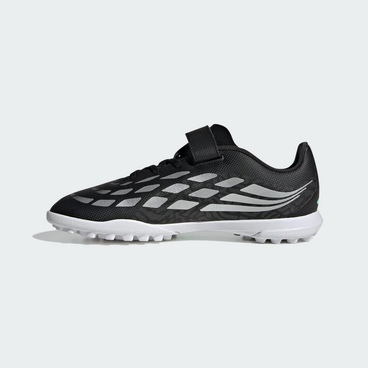 adidas adidas PREDATOR CLUB Kids Fu&szlig;ballschuh, Fu&szlig;ballschuhe Kinder - Core Black / Silver Metallic / Pulse Mint - 4 | SportScheck