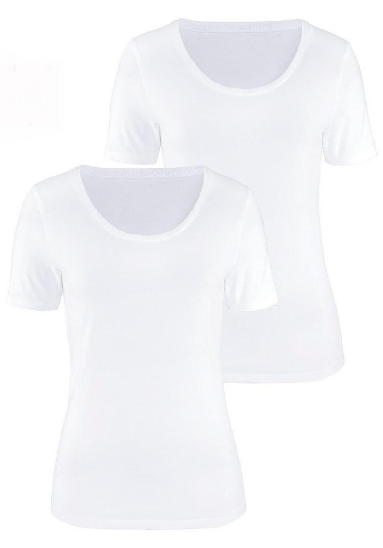 Vivance Vivance T-Shirt T-Shirt Damen - wei&szlig; - 0 | SportScheck