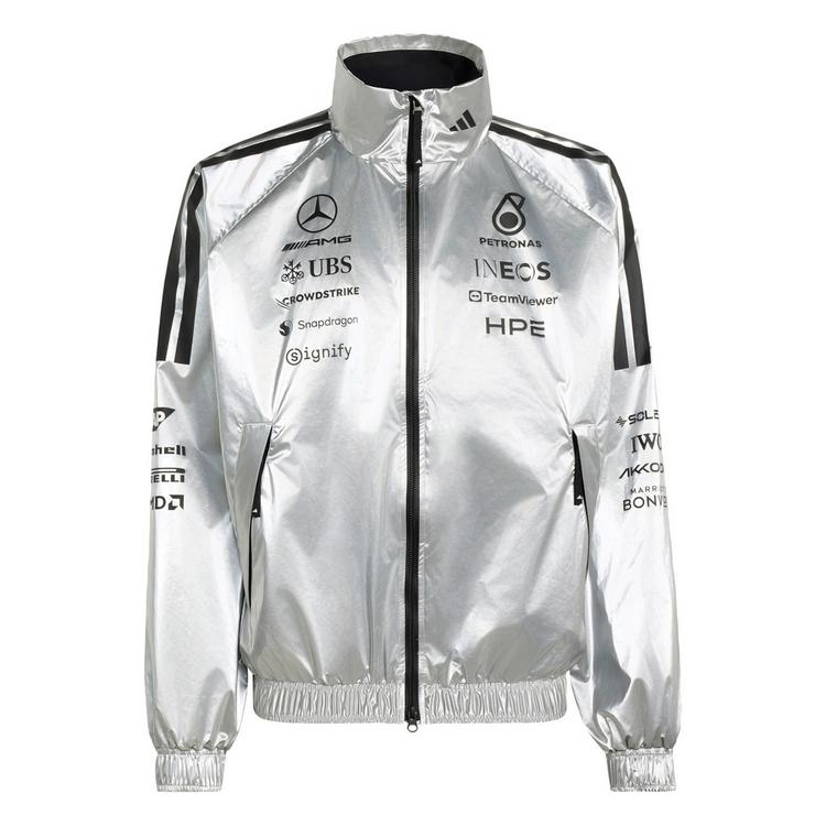 adidas adidas MERCEDES - AMG PETRONAS FORMULA 1 TEAM Trainingsjacke - Silver Metallic - 0 | SportScheck