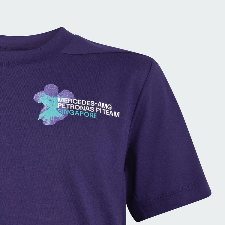 adidas adidas MERCEDES-AMG PETRONAS FORMULA 1 TEAM T-Shirt Kinder - Dark Purple - 1 | SportScheck