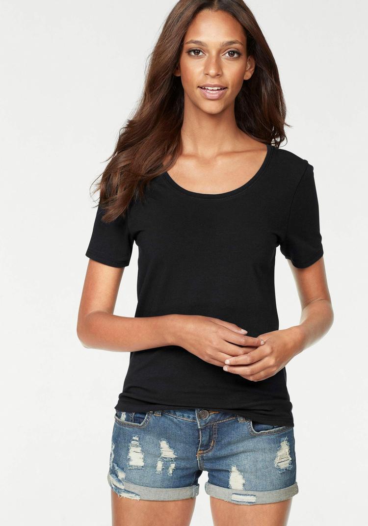 Vivance Vivance T-Shirt T-Shirt Damen - schwarz - wei&szlig; - 1 | SportScheck