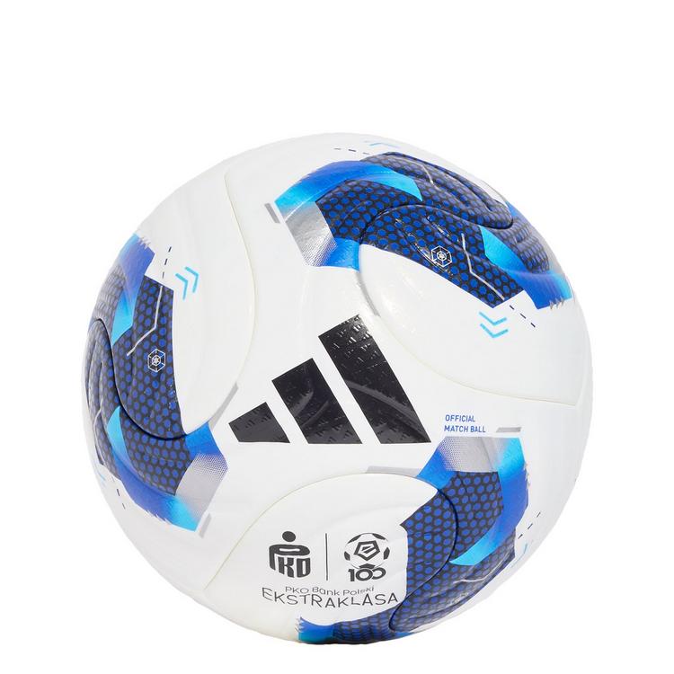 adidas adidas Ekstraklasa 26/27 Pro Ball Fu&szlig;ball - White / Silver Metallic / Blue - 0 | SportScheck
