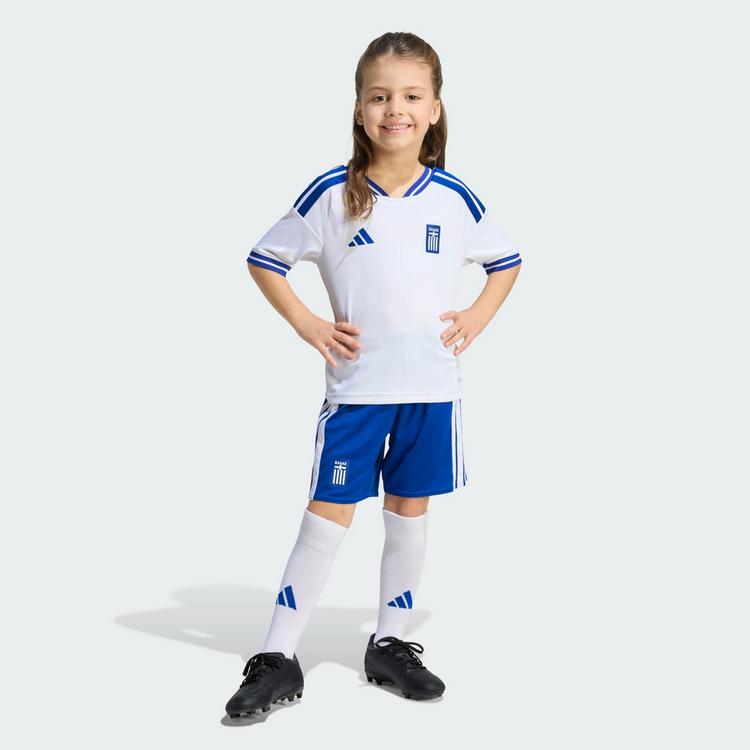 adidas adidas Griechenland 26 Kids Heimausr&uuml;stung Trainingsanzug Kinder - White / Collegiate Royal - 0 | SportScheck