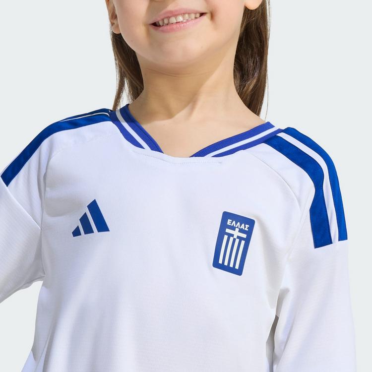 adidas adidas Griechenland 26 Kids Heimausr&uuml;stung Trainingsanzug Kinder - White / Collegiate Royal - 0 | SportScheck