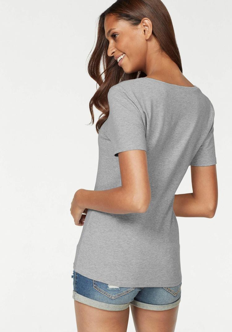 Vivance Vivance T-Shirt T-Shirt Damen - grau - schwarz - 2 | SportScheck