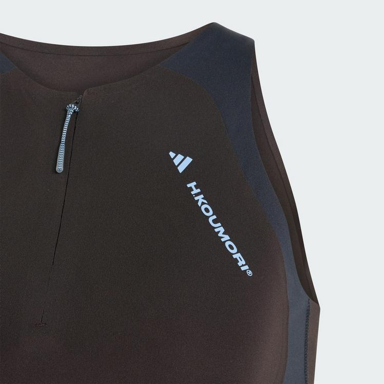 adidas adidas adidas Running x Hermanos Koumori Laufshirt Damen - Night Brown / Night Grey - 1 | SportScheck