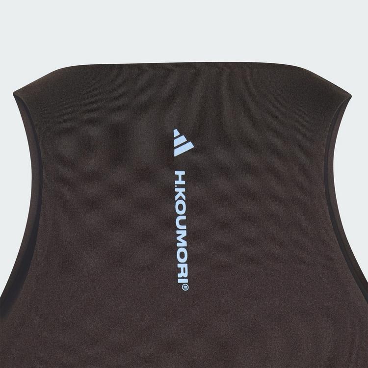 adidas adidas adidas Running x Hermanos Koumori Laufshirt Damen - Night Brown / Night Grey - 3 | SportScheck