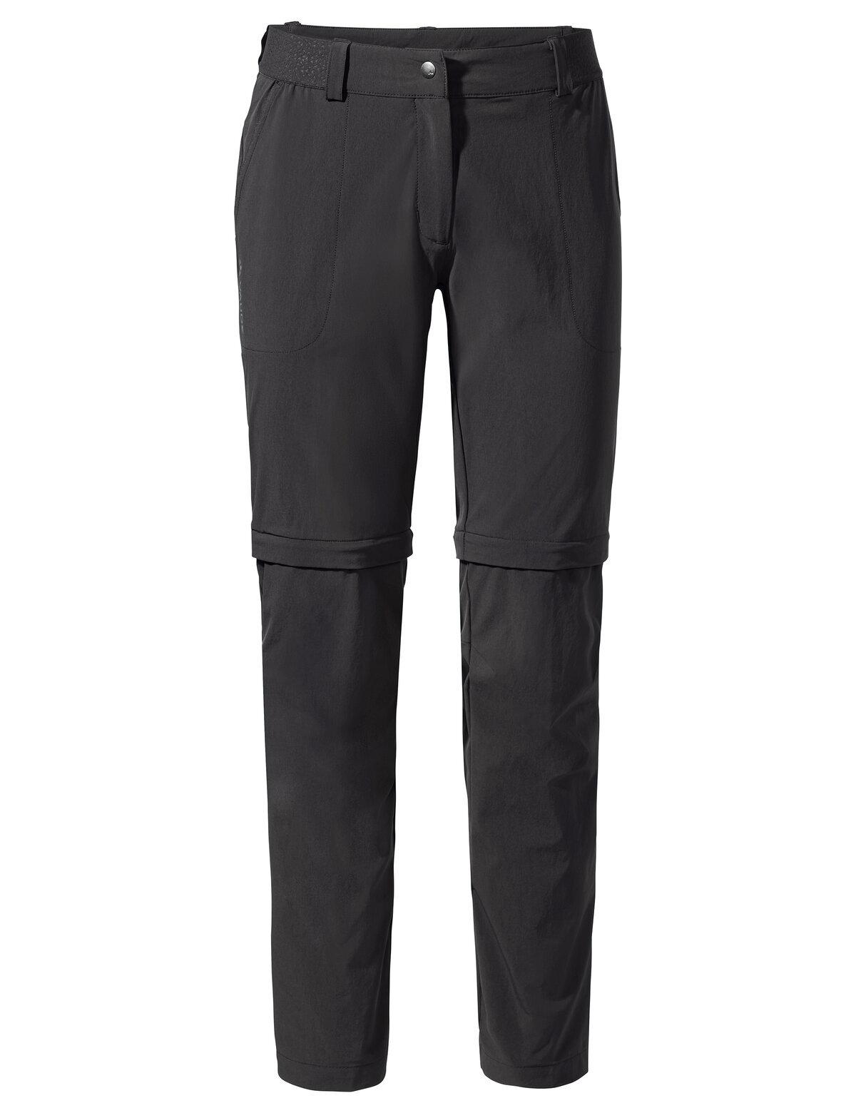 Vaude Damen Schwarz Farley Stretch Zo Ii Zipphose - Größe Größe 40 / Kurz