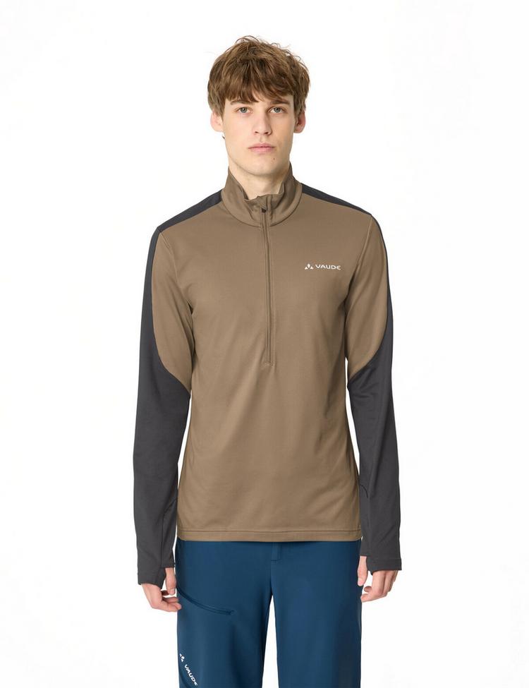 VAUDE VAUDE Men's Livigno Halfzip II Sweatshirt Herren - black/oat - 0 | SportScheck