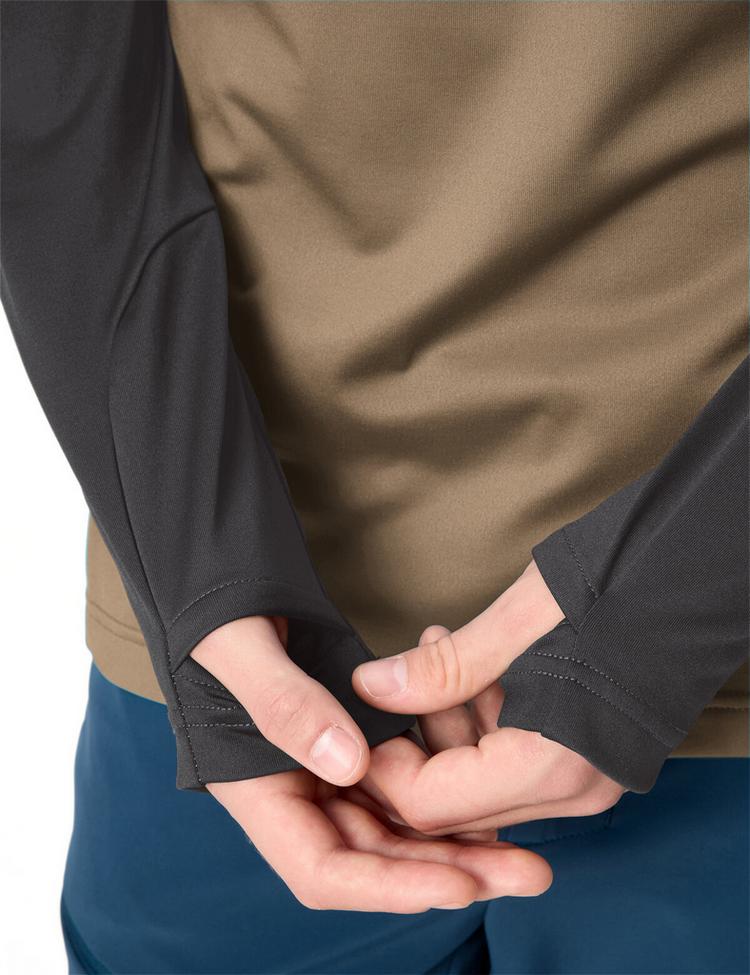 VAUDE VAUDE Men's Livigno Halfzip II Sweatshirt Herren - black/oat - 0 | SportScheck
