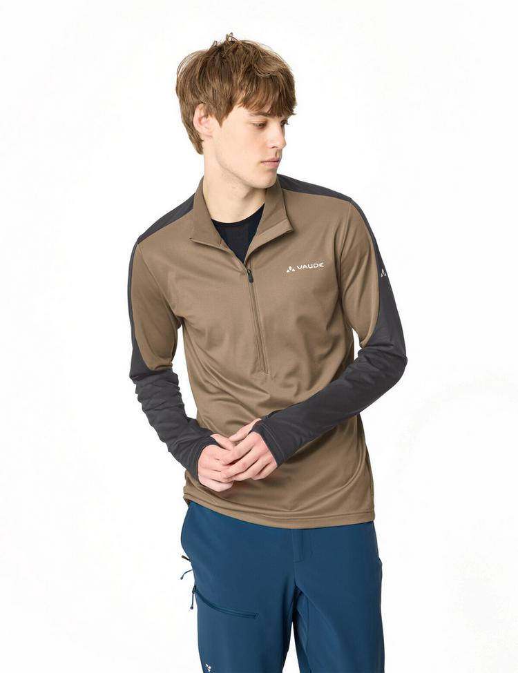 VAUDE VAUDE Men's Livigno Halfzip II Sweatshirt Herren - black/oat - 2 | SportScheck
