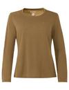 VAUDE Women's Essential LS T-Shirt T-Shirt Damen - peanut butter