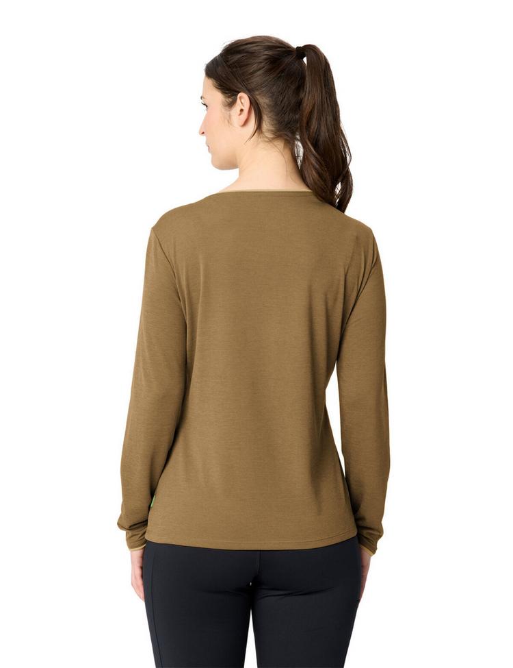 VAUDE VAUDE Women's Essential LS T-Shirt T-Shirt Damen - peanut butter - 1 | SportScheck