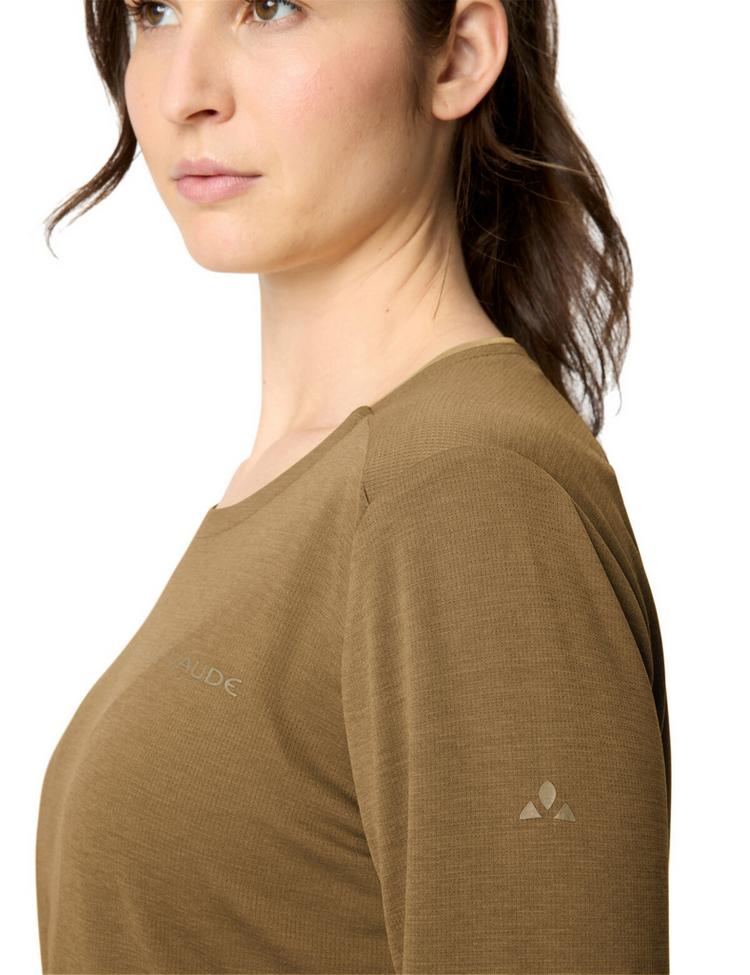 VAUDE VAUDE Women's Essential LS T-Shirt T-Shirt Damen - peanut butter - 0 | SportScheck