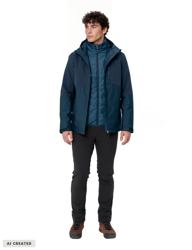 VAUDE VAUDE Men's Miskanti 3in1 Jacket II Doppeljacke Herren - dark sea uni - 6 | SportScheck
