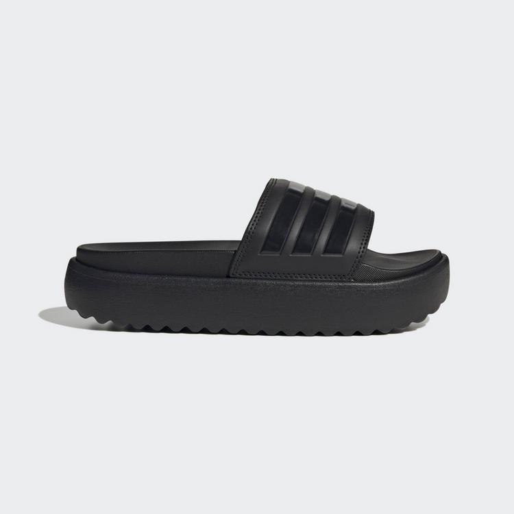 adidas adidas Adilette Platform Badelatschen Damen - core black-core black-core black - 6 | SportScheck