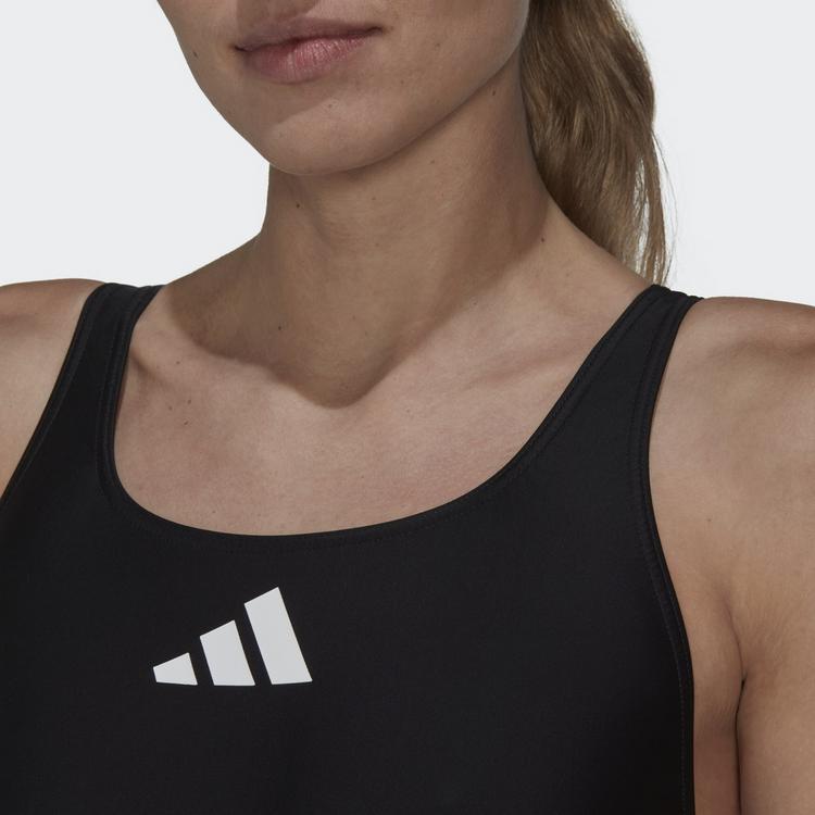 adidas adidas 3 BARS SUIT Schwimmanzug Damen - black-white - 0 | SportScheck
