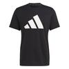 adidas Funktionsshirt Herren - black-white