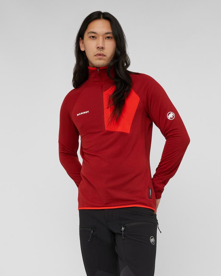 Mammut Mammut Aenergy Light ML Half Zip Pull Fleecepullover Herren - dark mammut red-mammut red - 0 | SportScheck