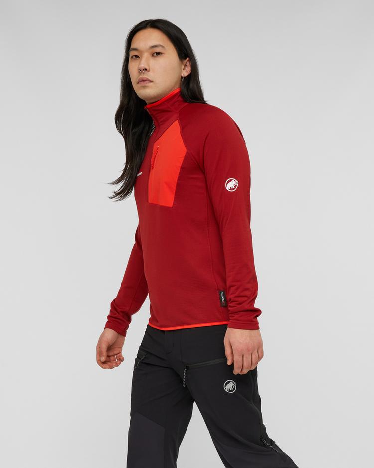 Mammut Mammut Aenergy Light ML Half Zip Pull Fleecepullover Herren - dark mammut red-mammut red - 2 | SportScheck