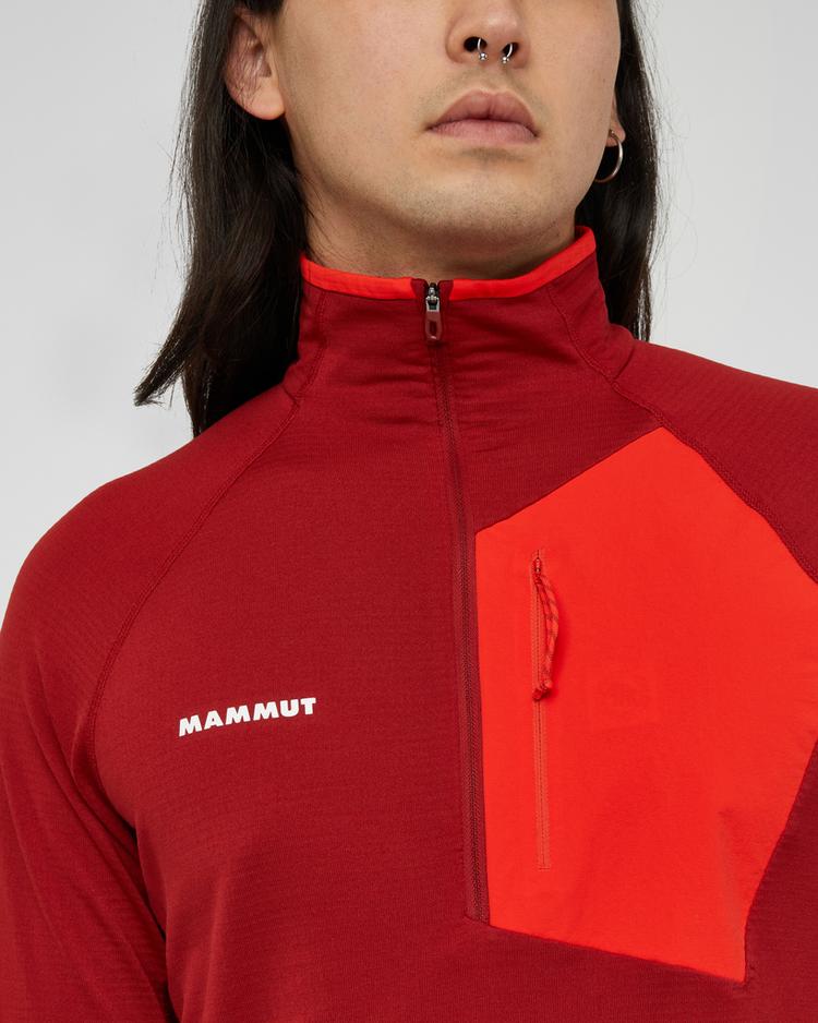Mammut Mammut Aenergy Light ML Half Zip Pull Fleecepullover Herren - dark mammut red-mammut red - 1 | SportScheck