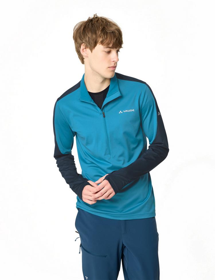 VAUDE VAUDE Men's Livigno Halfzip II Sweatshirt Herren - caspian blue - 2 | SportScheck
