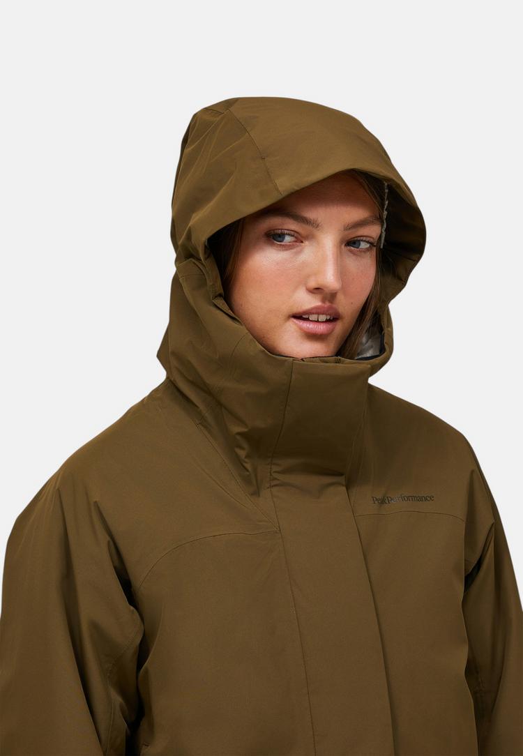 Peak Performance Peak Performance Funktionsmantel Damen - khaki - 0 | SportScheck