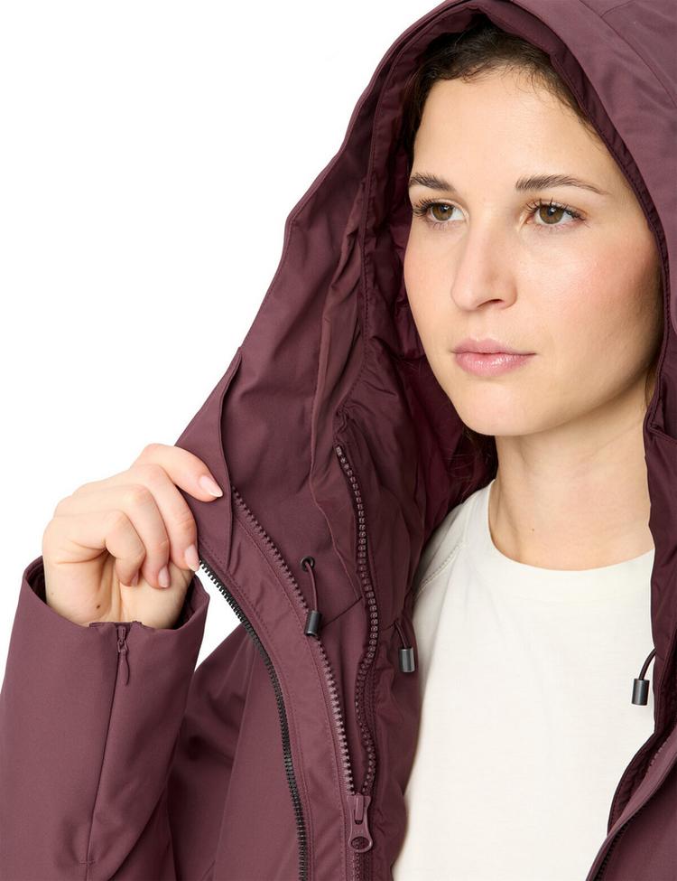 VAUDE VAUDE Women's Annecy 3in1 Coat III Outdoorjacke Damen - ruby dusk - 1 | SportScheck
