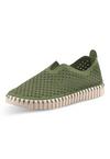 Ilse Jacobsen TULIP3275 Sneaker Damen - Artichoke Green Pearled Ivory