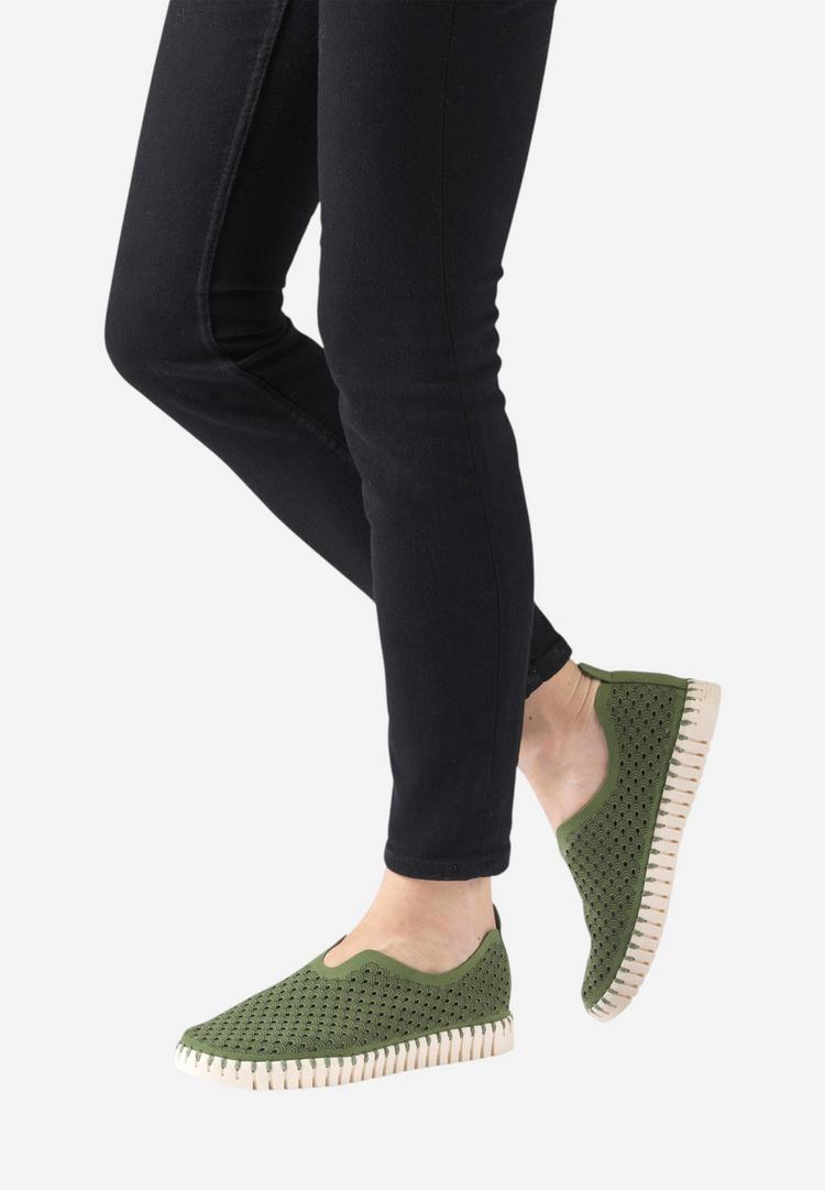 Ilse Jacobsen Ilse Jacobsen TULIP3275 Sneaker Damen - Artichoke Green Pearled Ivory - 3 | SportScheck