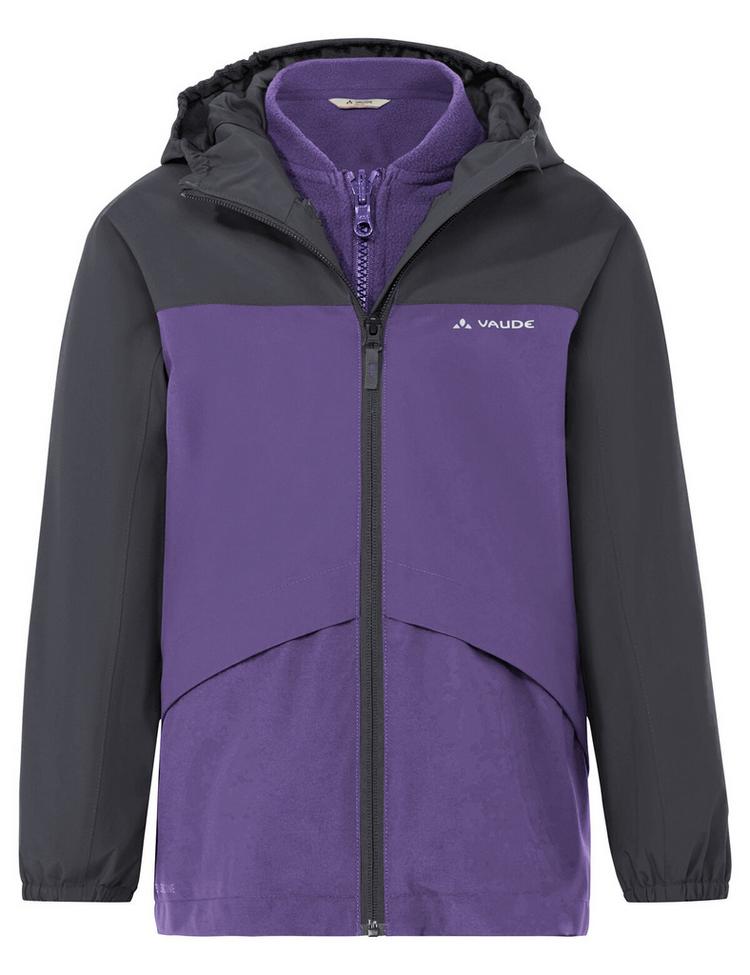 VAUDE VAUDE Kids Escape 3in1 Jacket Doppeljacke Kinder - deep plum - 0 | SportScheck
