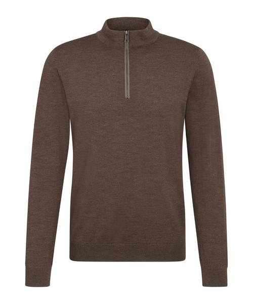 Falke Merino X-Fine Half-Zip Strickpullover Herren