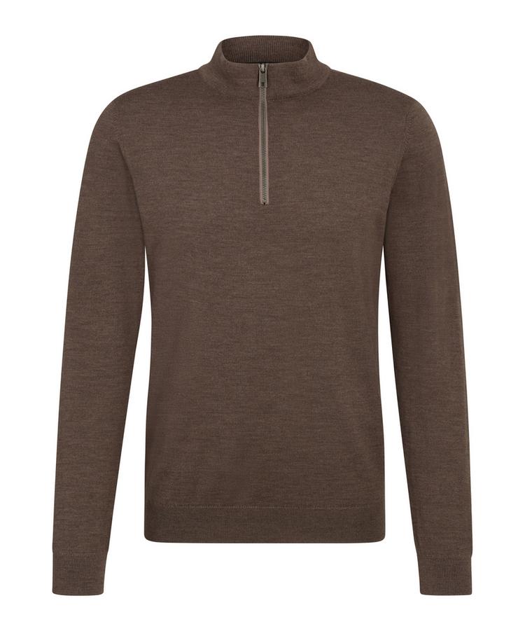 Falke Falke Merino X-Fine Half-Zip Strickpullover Herren - bormio mel. (5112) - 0 | SportScheck