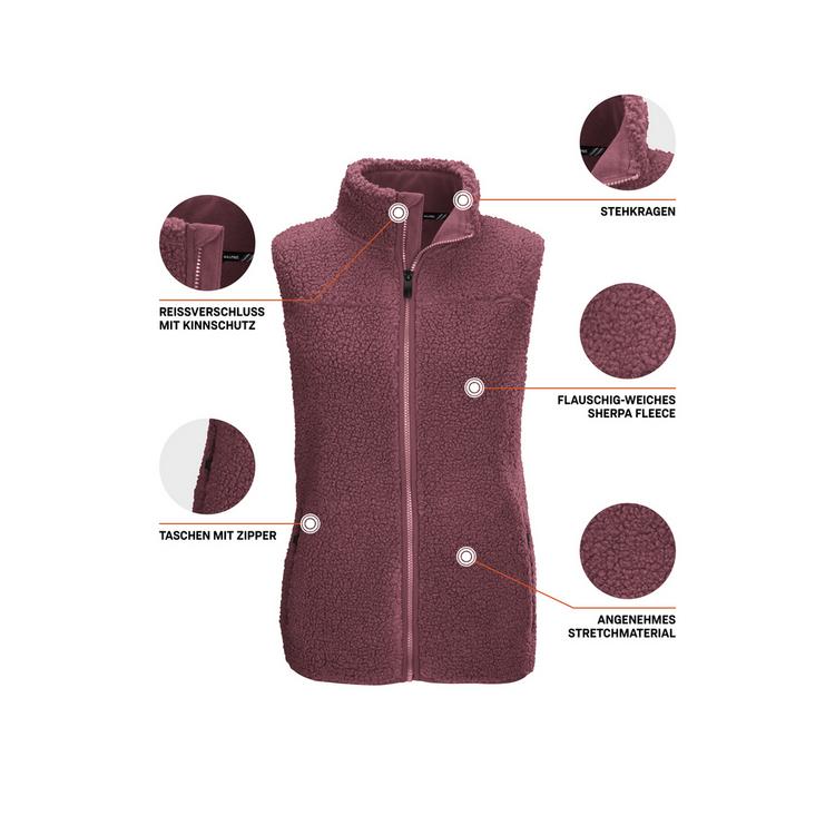 KILLTEC KILLTEC KOW 7 WMN VST Outdoorweste Damen - Violett3996 - 3 | SportScheck
