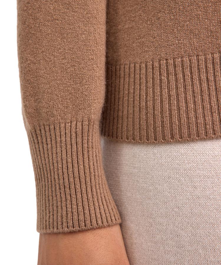 Falke Falke Pure Cashmere Crew Neck w Strickpullover Damen - camel (5038) - 2 | SportScheck