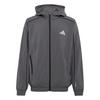 adidas TECH APPAREL TRACK TOP Trainingsjacke Kinder - Grey Five / Grey Five / Reflective Silver