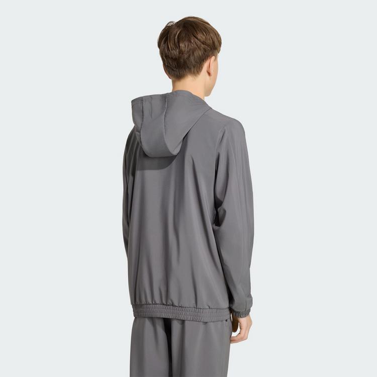 adidas adidas TECH APPAREL TRACK TOP Trainingsjacke Kinder - Grey Five / Grey Five / Reflective Silver - 1 | SportScheck