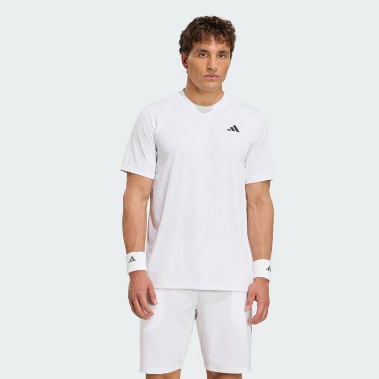 adidas adidas CLUB TENNIS CLIMACOOL GRAFIK T-SHIRT T-Shirt Herren - White / Dash Grey - 0 | SportScheck