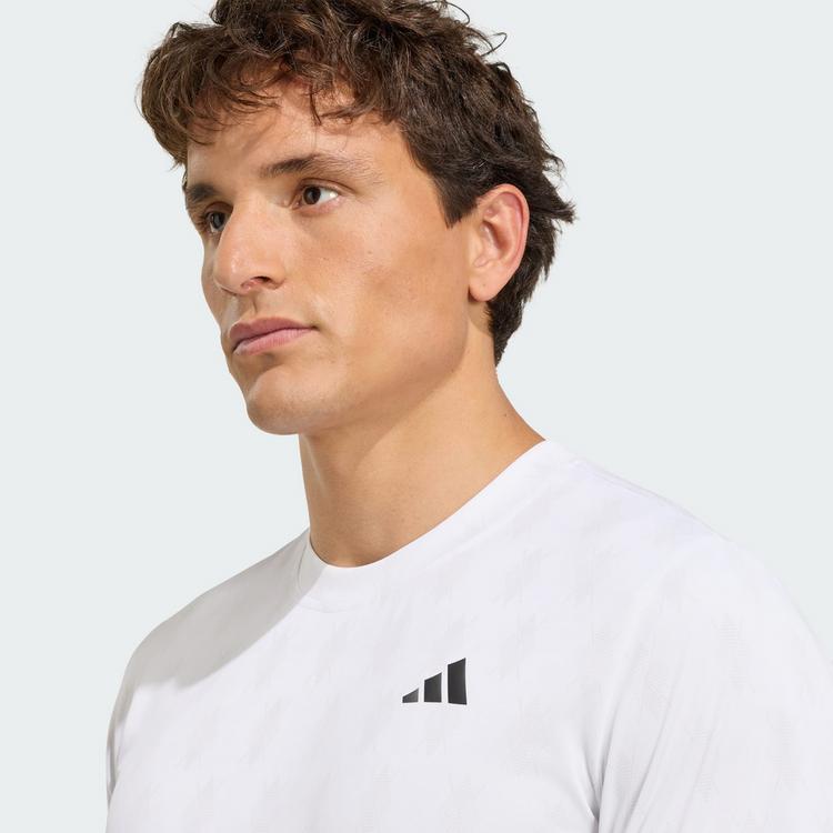 adidas adidas CLUB TENNIS CLIMACOOL GRAFIK T-SHIRT T-Shirt Herren - White / Dash Grey - 0 | SportScheck