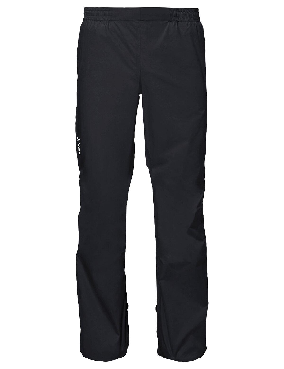 Vaude Herren Schwarz Drop Ii Regenhose - Größe L / Kurz