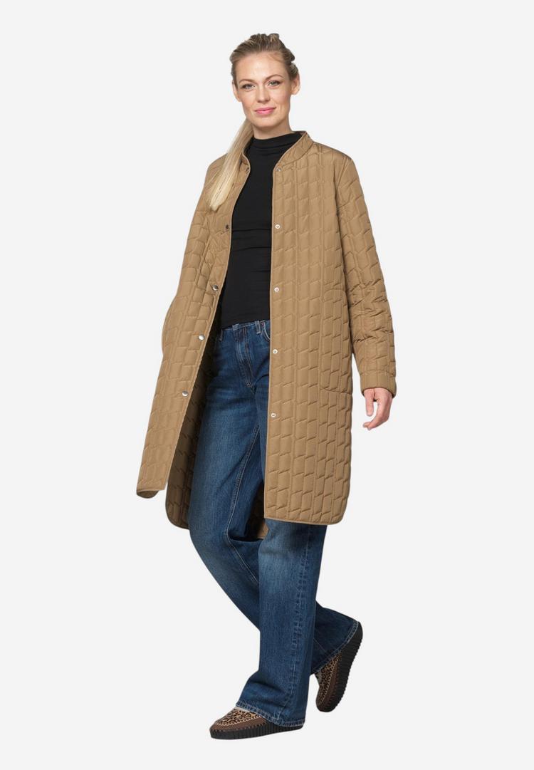 Ilse Jacobsen Ilse Jacobsen LINE01 Steppmantel Damen - SEPIA TINT - 2 | SportScheck