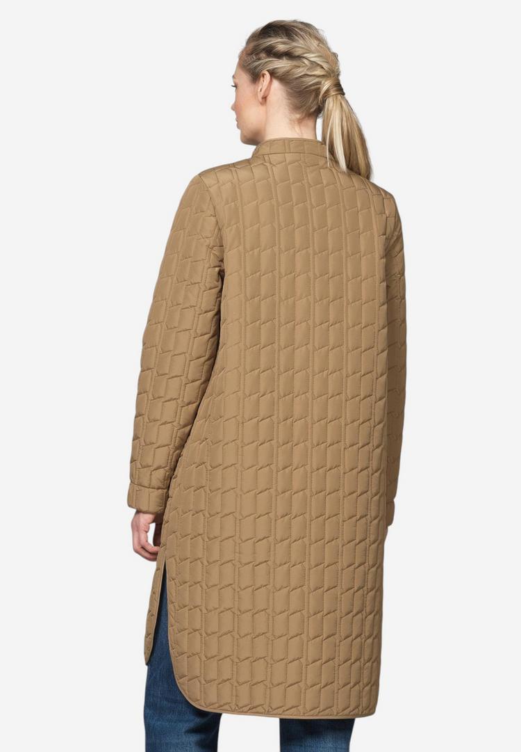 Ilse Jacobsen Ilse Jacobsen LINE01 Steppmantel Damen - SEPIA TINT - 4 | SportScheck